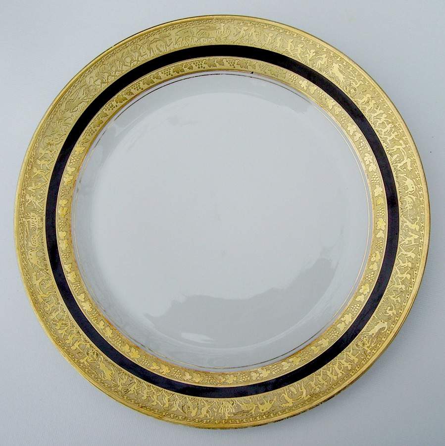 DWP8 Dinner Plate by D W Porzellan-1