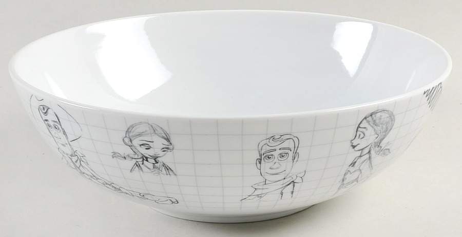 Toy Story Sketchbook 9" Round Serving Bowl by Zrike-1