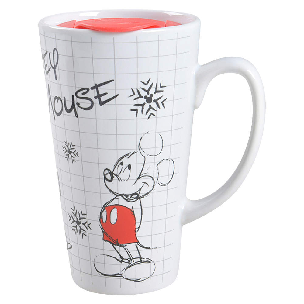 Christmas Sketchbook Travel Mug & Plastic Lid by Zrike-1