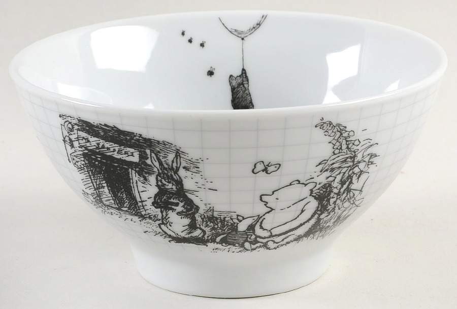 Winnie the Pooh Sketchbook Soup/Cereal Bowl by Zrike-1