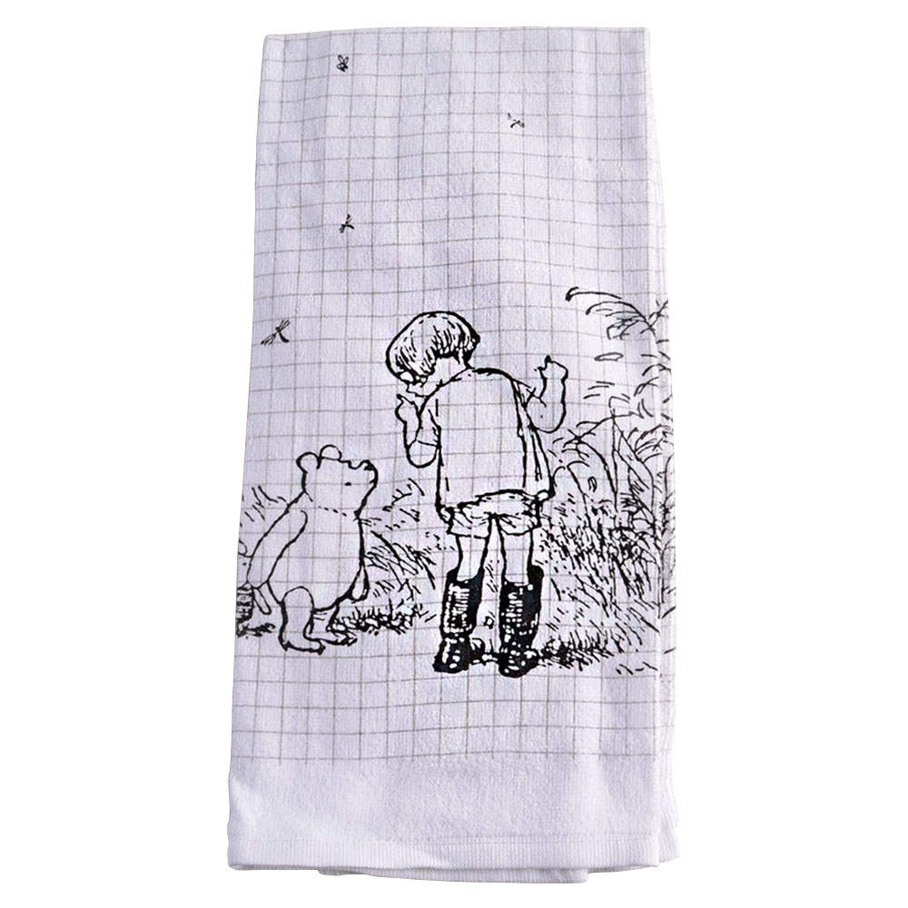 Winnie the Pooh Sketchbook Cloth Kitchen Towel by Zrike-1