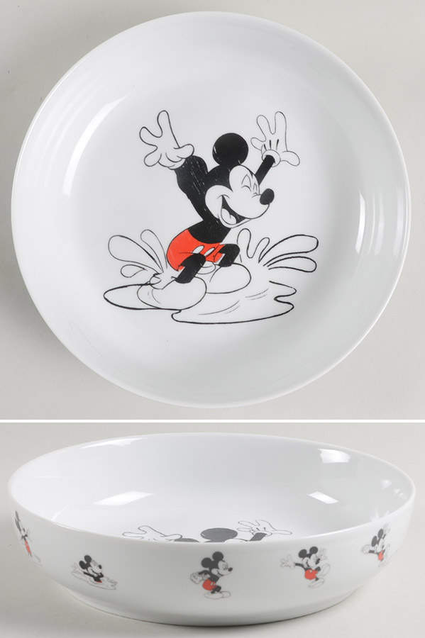 Mickey Splash Individual Dinner Bowl by Zrike-1
