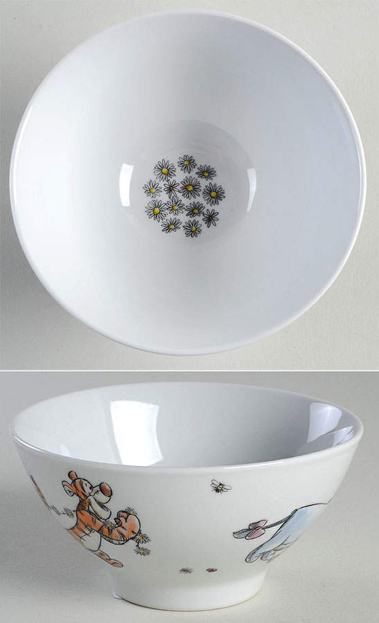 Winnie the Pooh Daisy Chain Soup/Cereal Bowl by Zrike-1