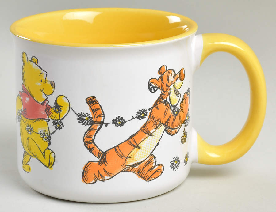Winnie the Pooh Daisy Chain Mug by Zrike-1