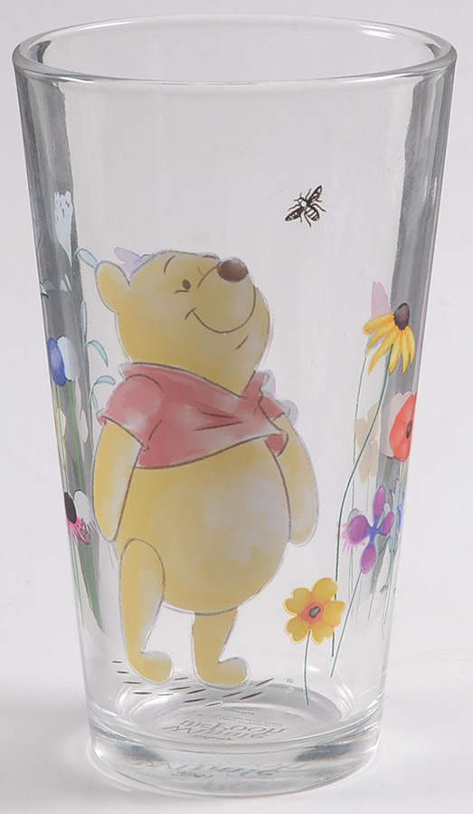 Winnie the Pooh Golden Flowers 16 Oz Glassware Tumbler by Zrike-1