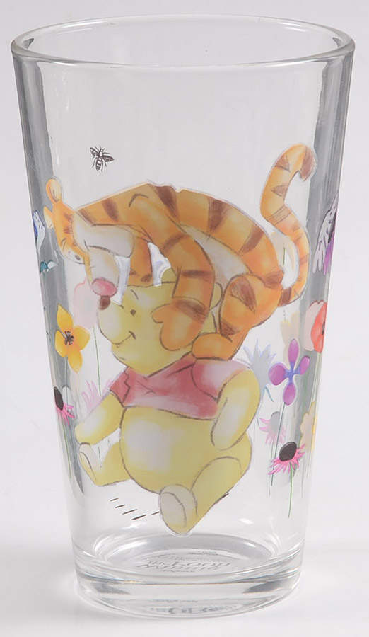 Winnie the Pooh Golden Flowers 16 Oz Glassware Tumbler by Zrike-1