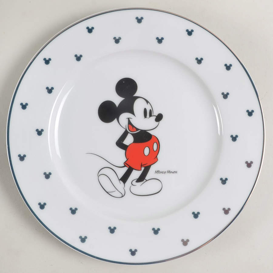 Mickey Classic Gold Salad Plate by Disney-1