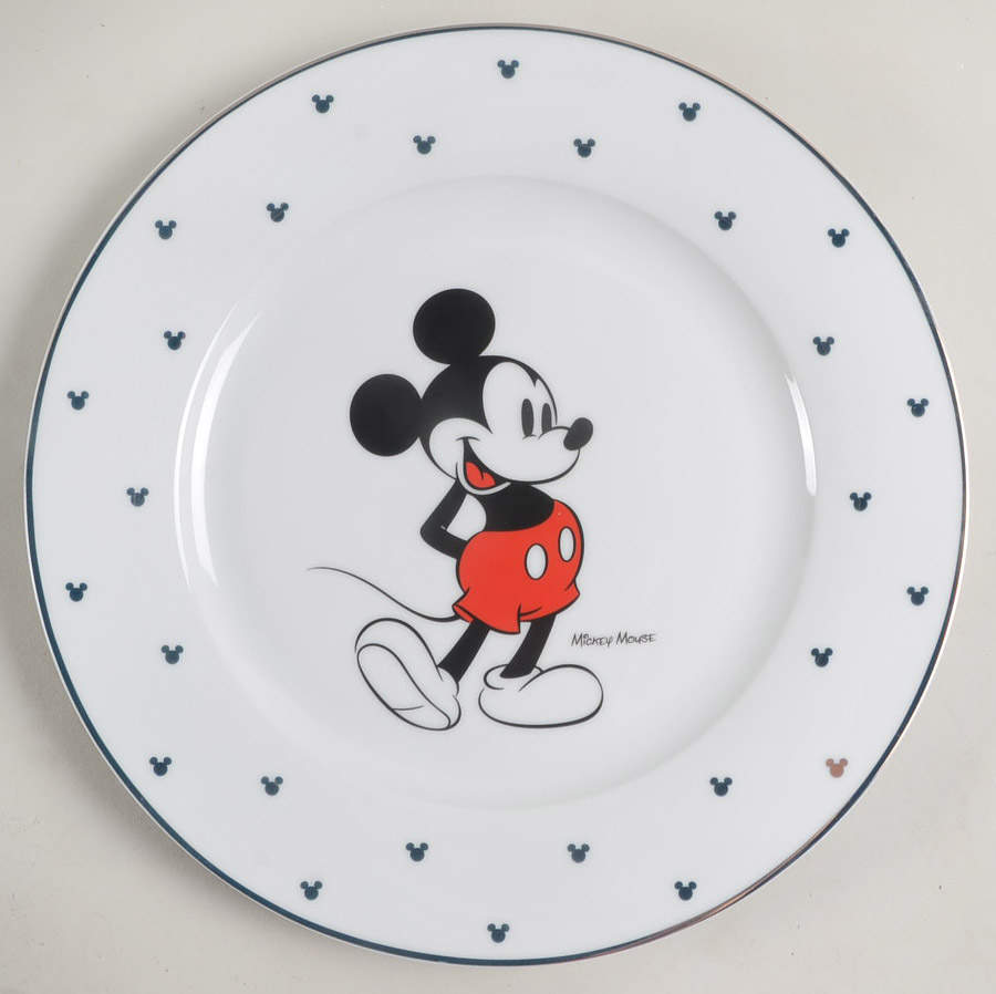 Mickey Classic Gold Dinner Plate by Disney-1