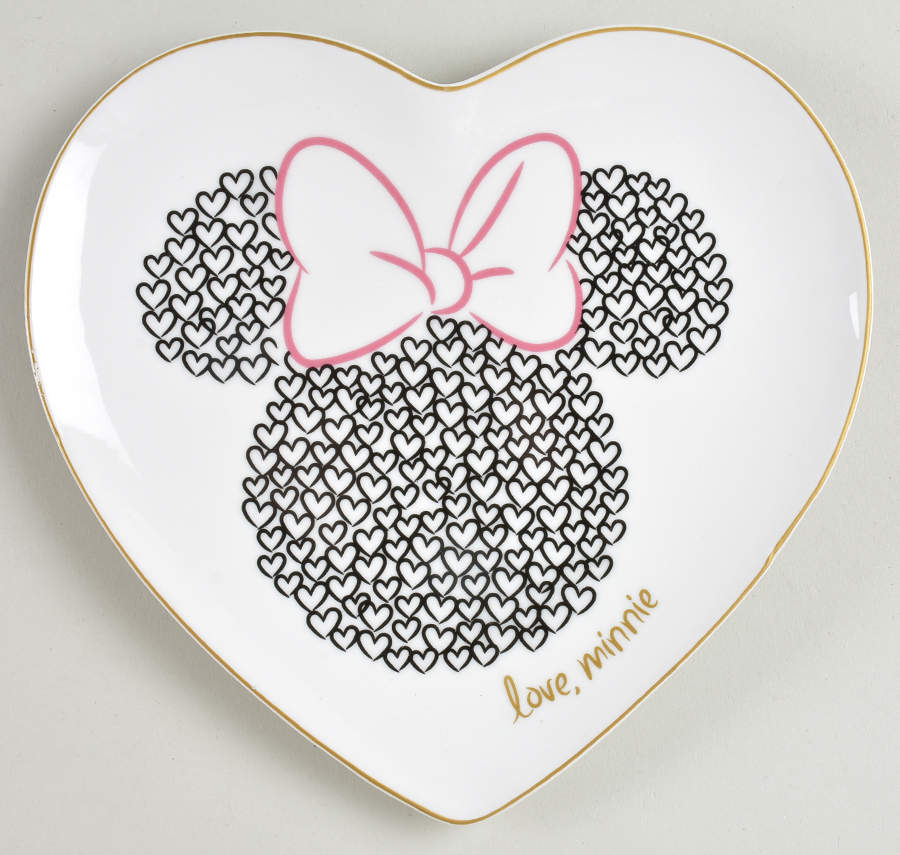 Mickey Mouse and Friends (Miscellaneous) Heart Shape Appetizer Plate by Zrike-1