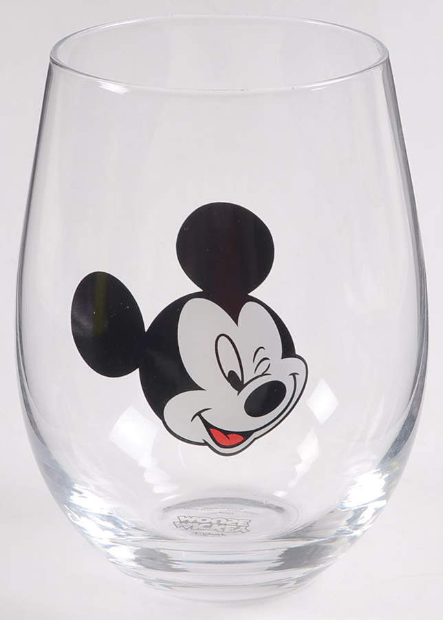 Mickey Mouse and Friends (Miscellaneous) Glassware Stemless Wine by Zrike-1