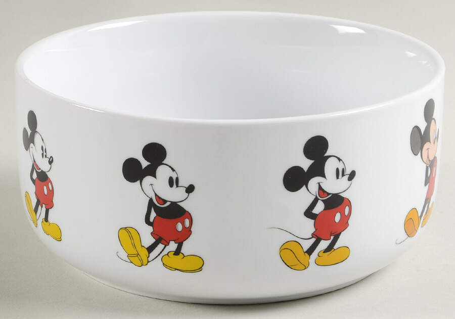 Mickey Mouse and Friends (Miscellaneous) 32 Oz Round Plastic Microwave Bowl No Vent Lid by Zrike-1