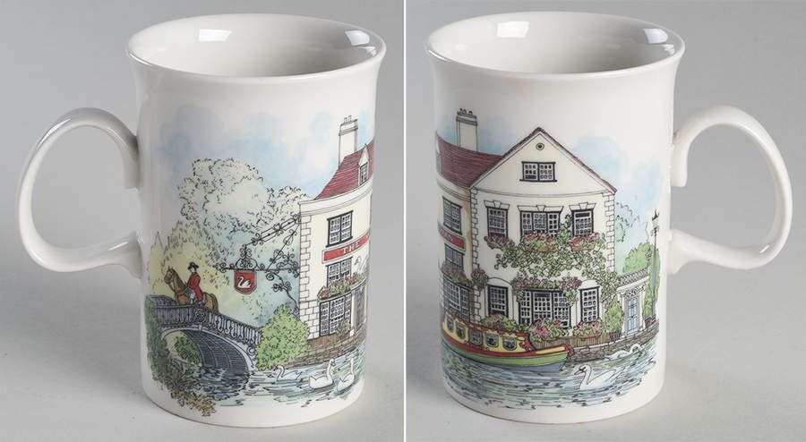 Village Inn's(Scotland Stoneware) Mug by Dunoon-1