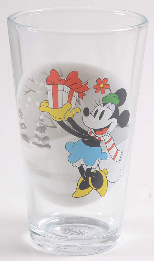 Mickey and Minnie Christmas Fun 16 Oz Glassware Tumbler by Zrike-1
