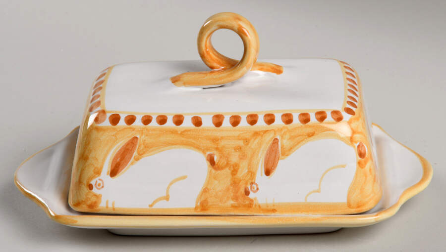 Ravello Yellow 1/4 Lb Covered Butter by Da Lena-1