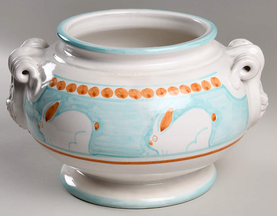 Ravello Green Tureen No Lid by Da Lena-1
