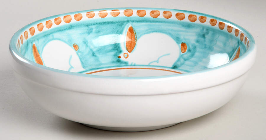 Ravello Green Soup/Cereal Bowl by Da Lena-1