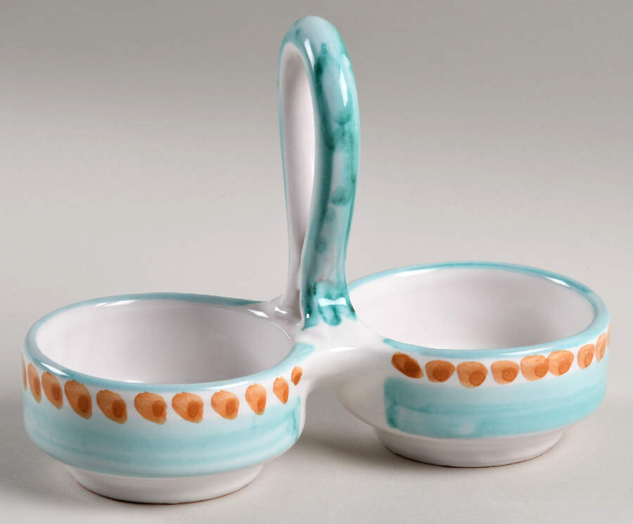 Ravello Green Tray for Salt and Pepper Set by Da Lena-1