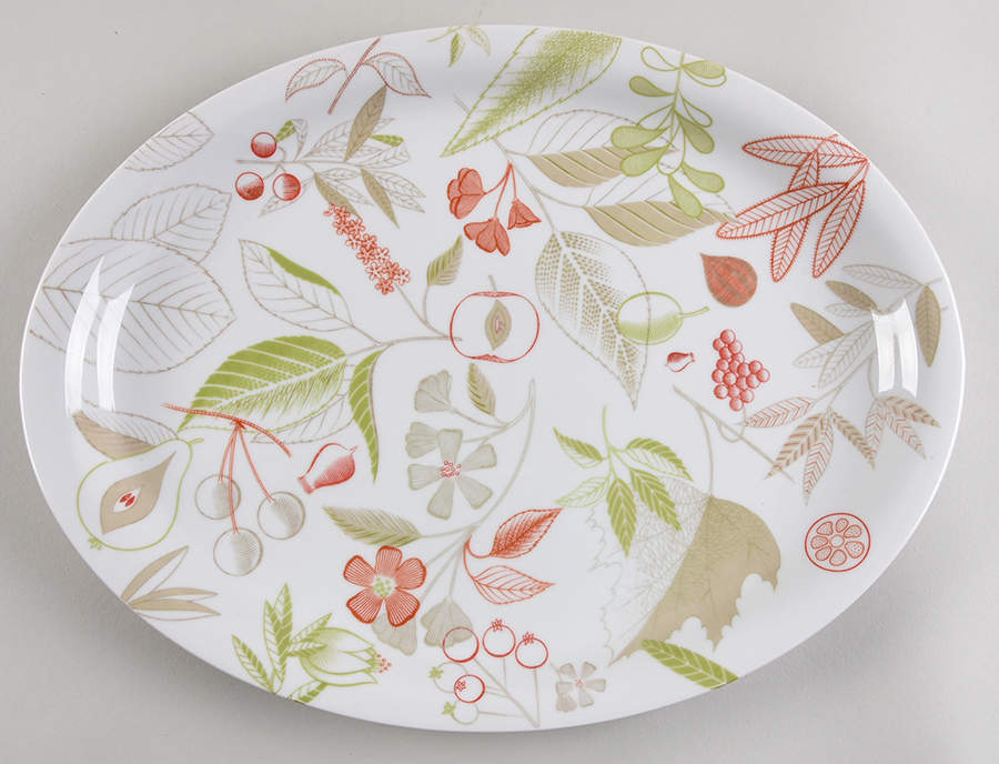 Forever Spring (Coupe) 14" Oval Serving Platter by Easterling-1