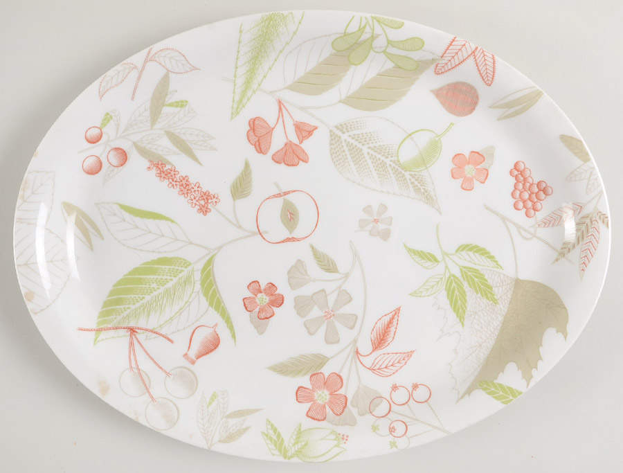 Forever Spring (Coupe) 12" Oval Serving Platter by Easterling-1