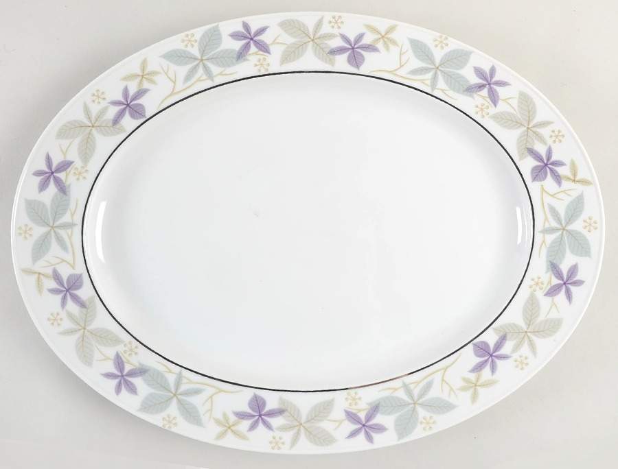 Laurette 16" Oval Serving Platter by Easterling-1