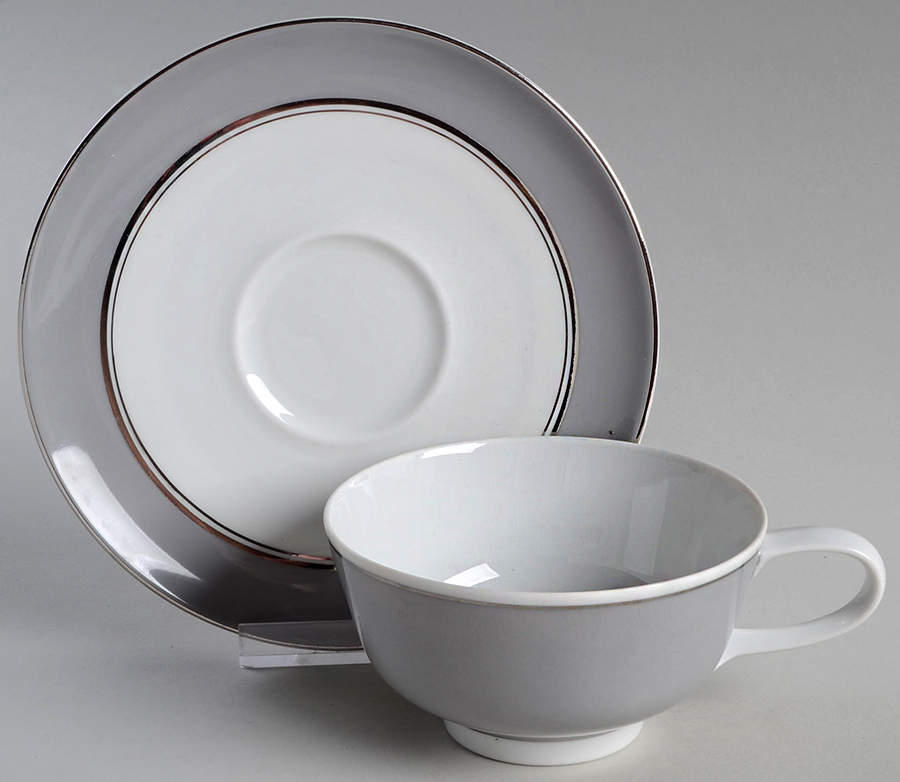 Majestic Footed Cup & Saucer Set by Easterling-1