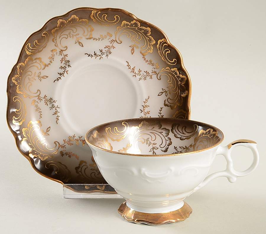 2786 Footed Cup & Saucer Set by Eberthal-1