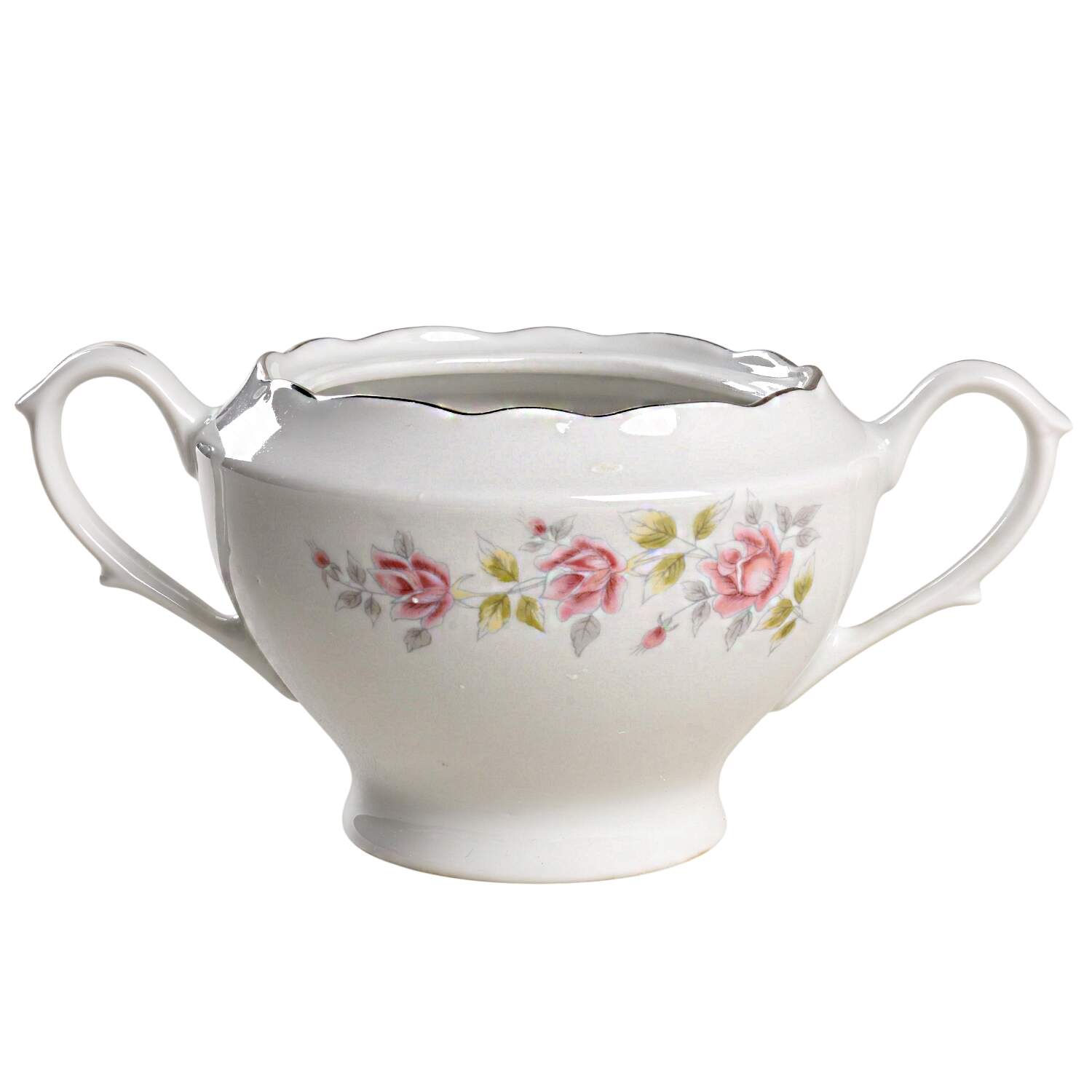 Bella Rose Sugar Bowl No Lid by Embassy (Poland)-1