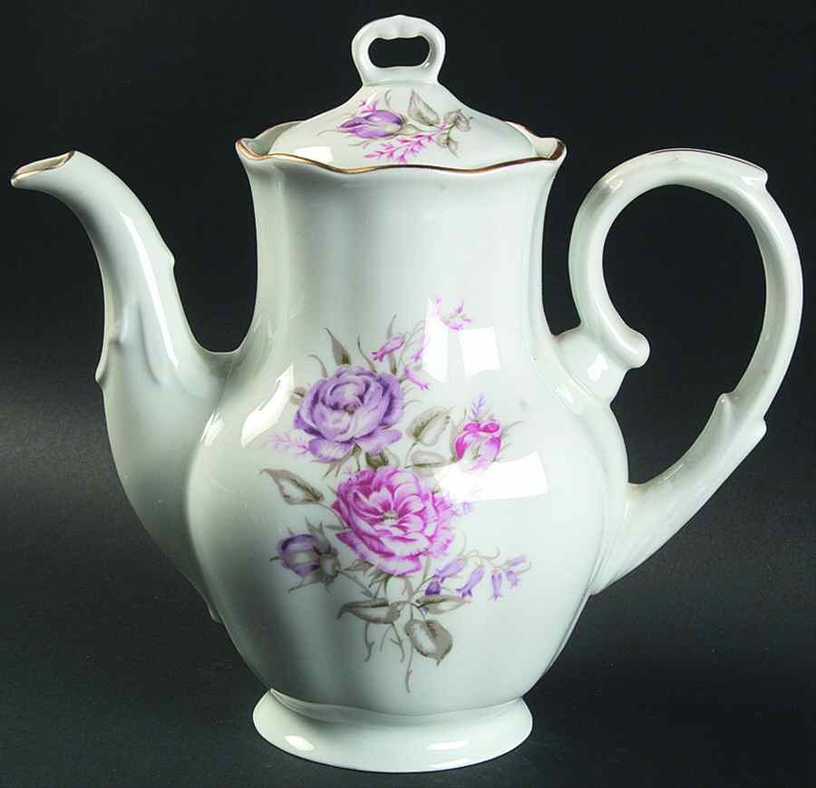 Flower Spray (Poland) Coffee Pot & Lid by Embassy (Poland)-1