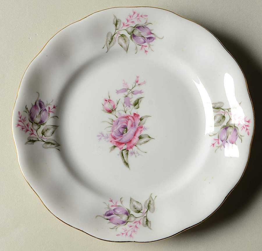 Flower Spray (Poland) Bread & Butter Plate by Embassy (Poland)-1