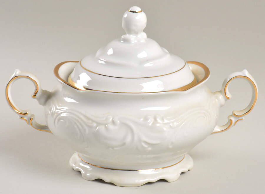 Genvieve (Poland) Sugar Bowl & Lid by Embassy (Poland)-1