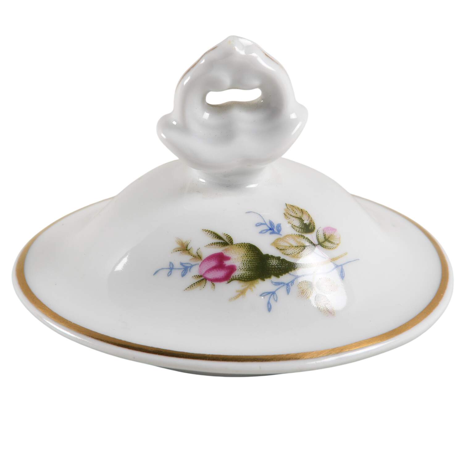 Majestic Rose Lid for Sugar Bowl by Embassy (Poland)-1