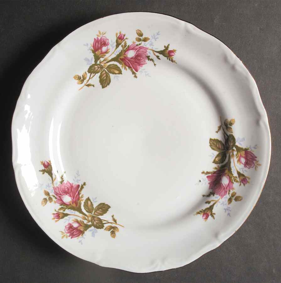 Majestic Rose Dinner Plate by Embassy (Poland)-1
