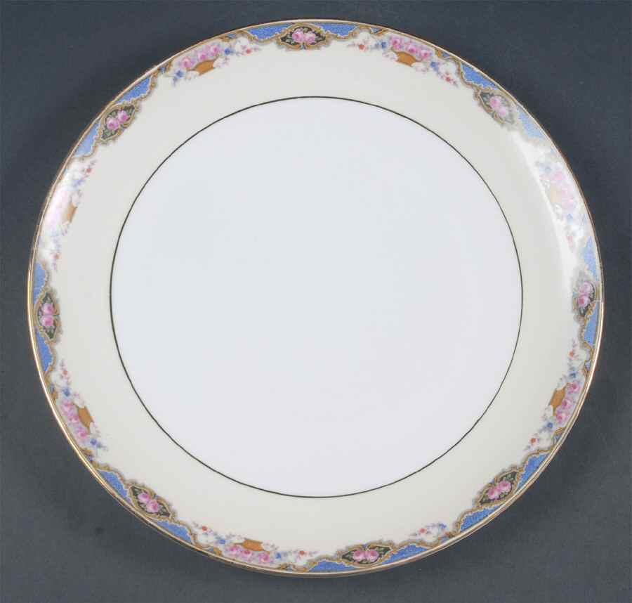 1262 (Verge, Cream Rim) 12" Chop Plate (Round Platter) by Edelstein-1