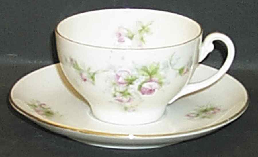1388 Flat Cup & Saucer Set by Edelstein-1