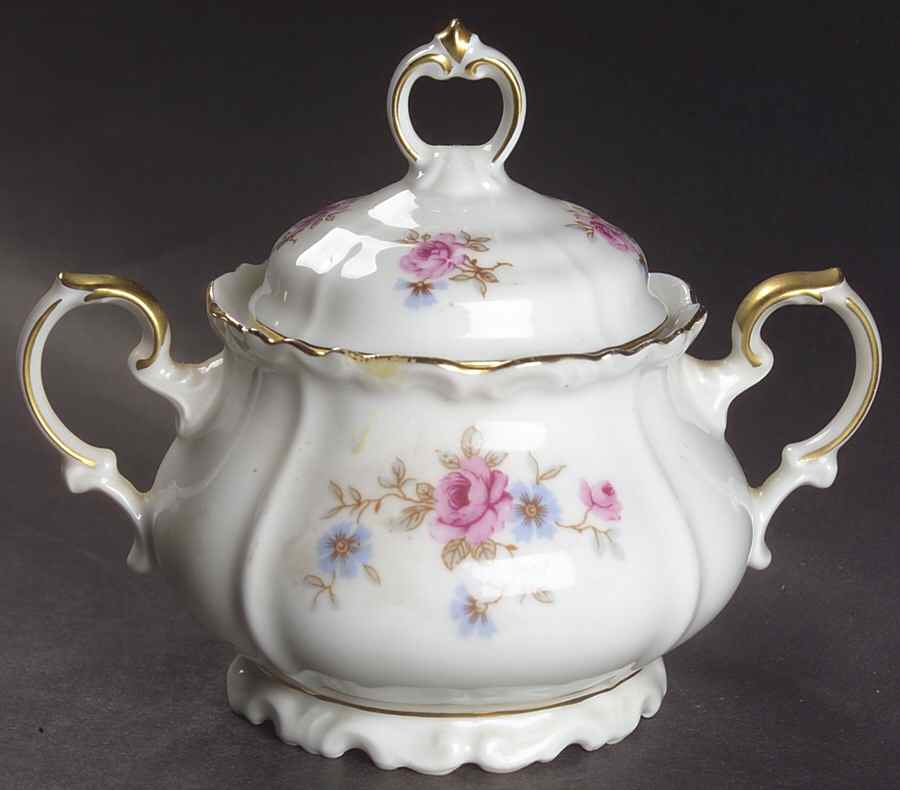 Florence Sugar Bowl & Lid by Edelstein-1
