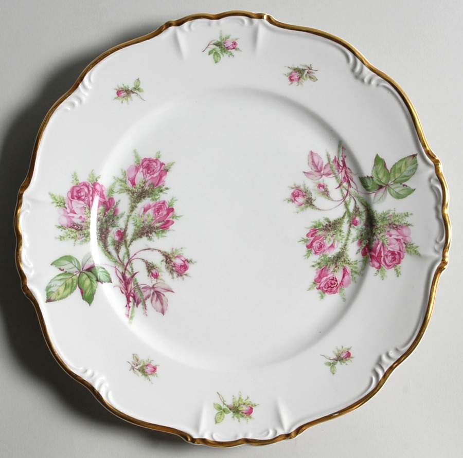 Moss Rose Dinner Plate by Edelstein-1
