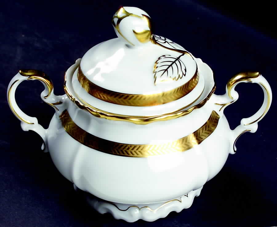 Oxford Sugar Bowl & Lid by Edelstein-1