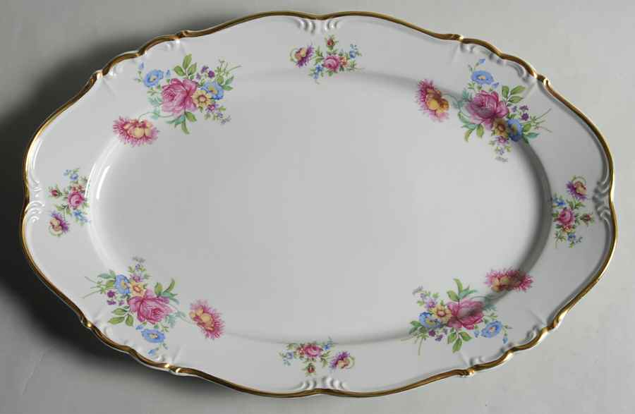 Susanne 15" Oval Serving Platter by Edelstein-1