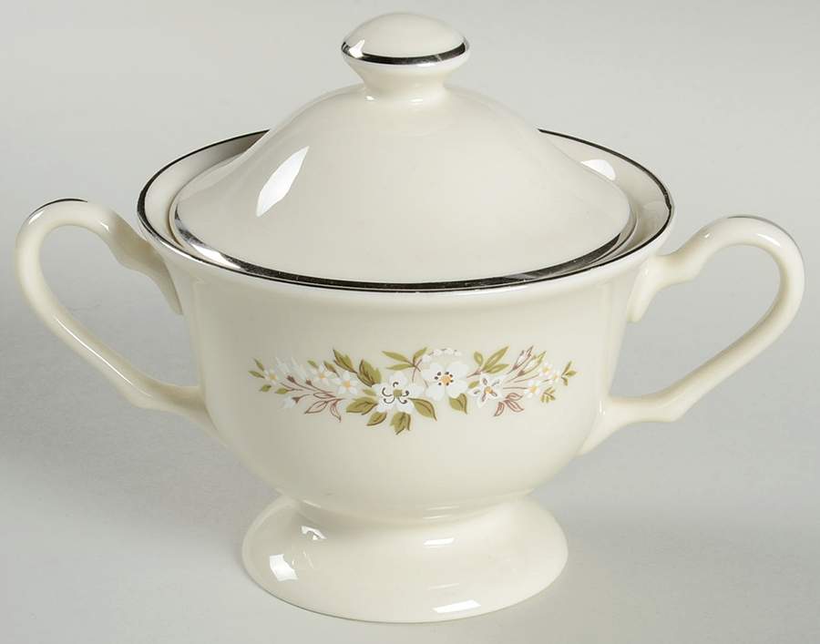 Spring Rhapsody Sugar Bowl & Lid by Edgerton-1