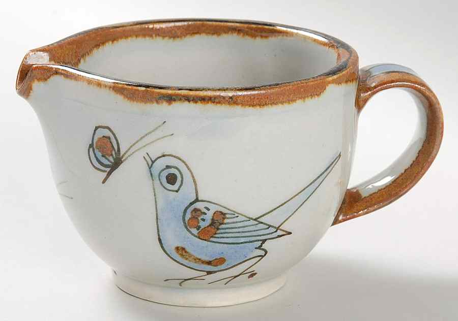 El Palomar Blue Creamer by Ken Edwards Pottery-1