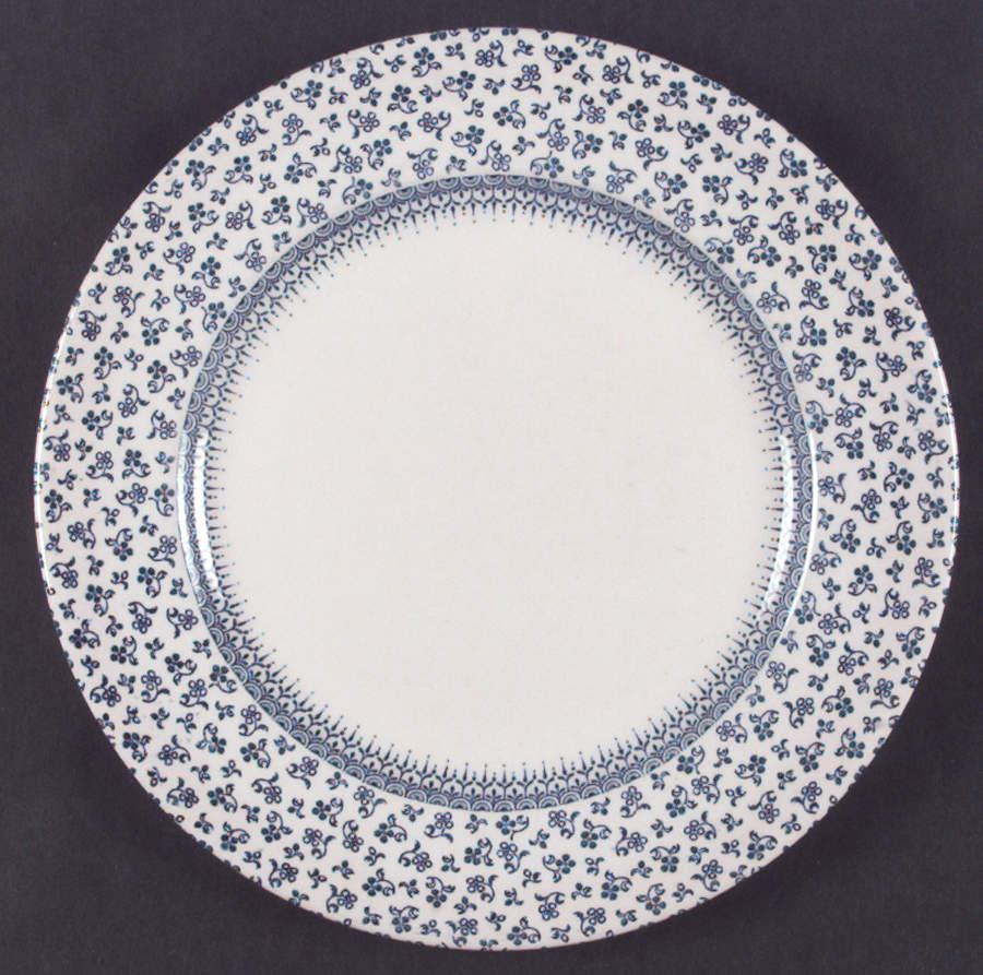 EIT6 Blue Dinner Plate by English Ironstone Tableware-1