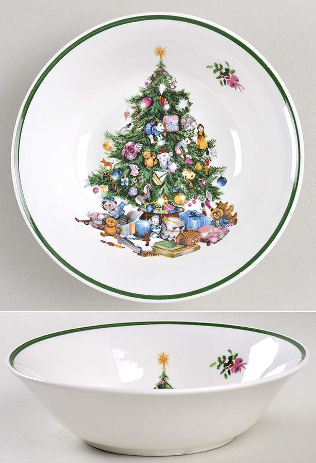 Seasons Greetings Coupe Cereal Bowl by Elizabethan-1