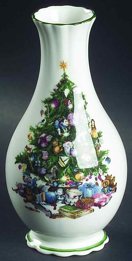 Seasons Greetings 6" Vase by Elizabethan-1