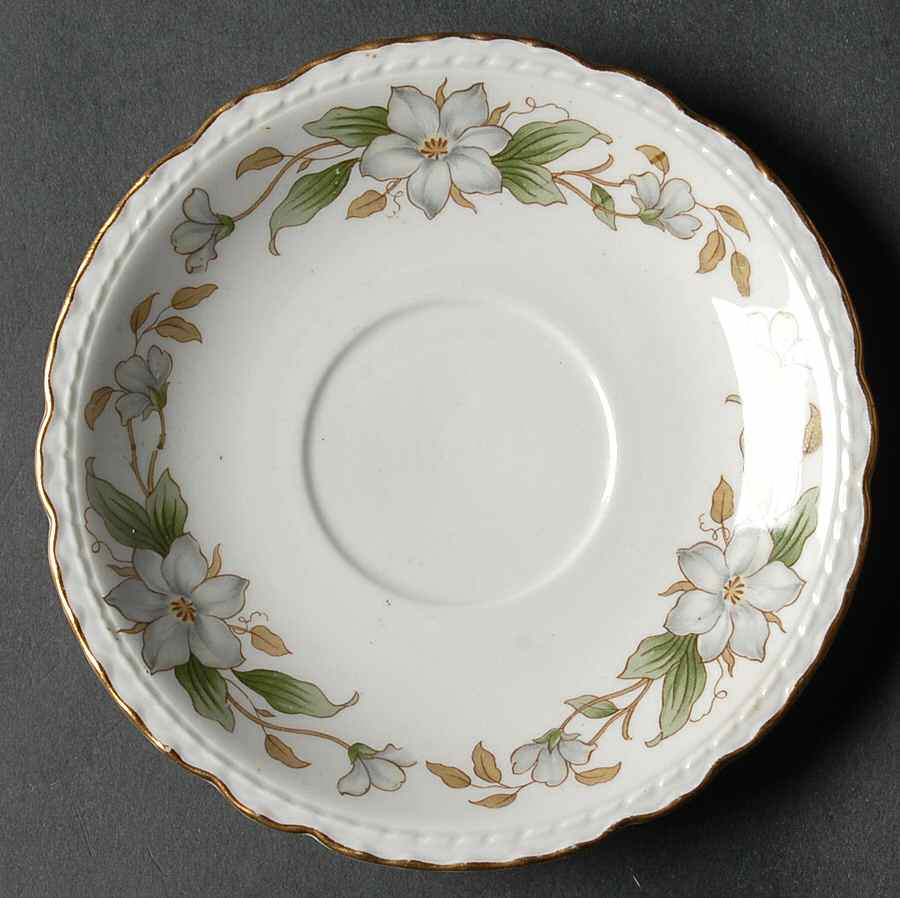 Dogwood Saucer for Footed Cup by Embassy (American)-1