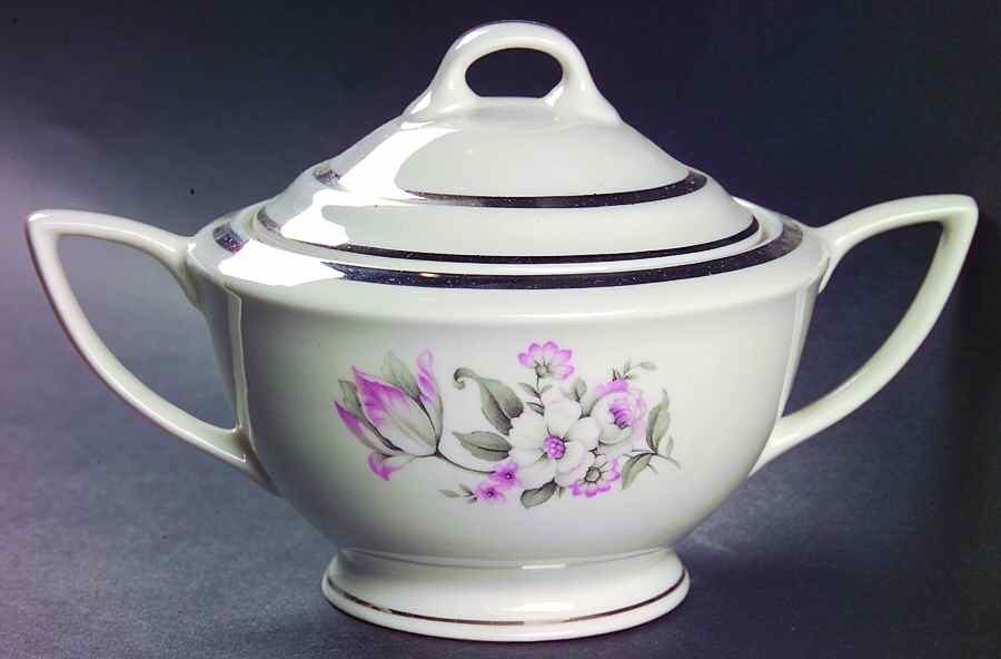 EMB1 Sugar Bowl & Lid by Embassy (American)-1