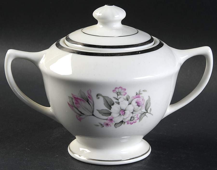 EMB1 Sugar Bowl & Lid by Embassy (American)-1
