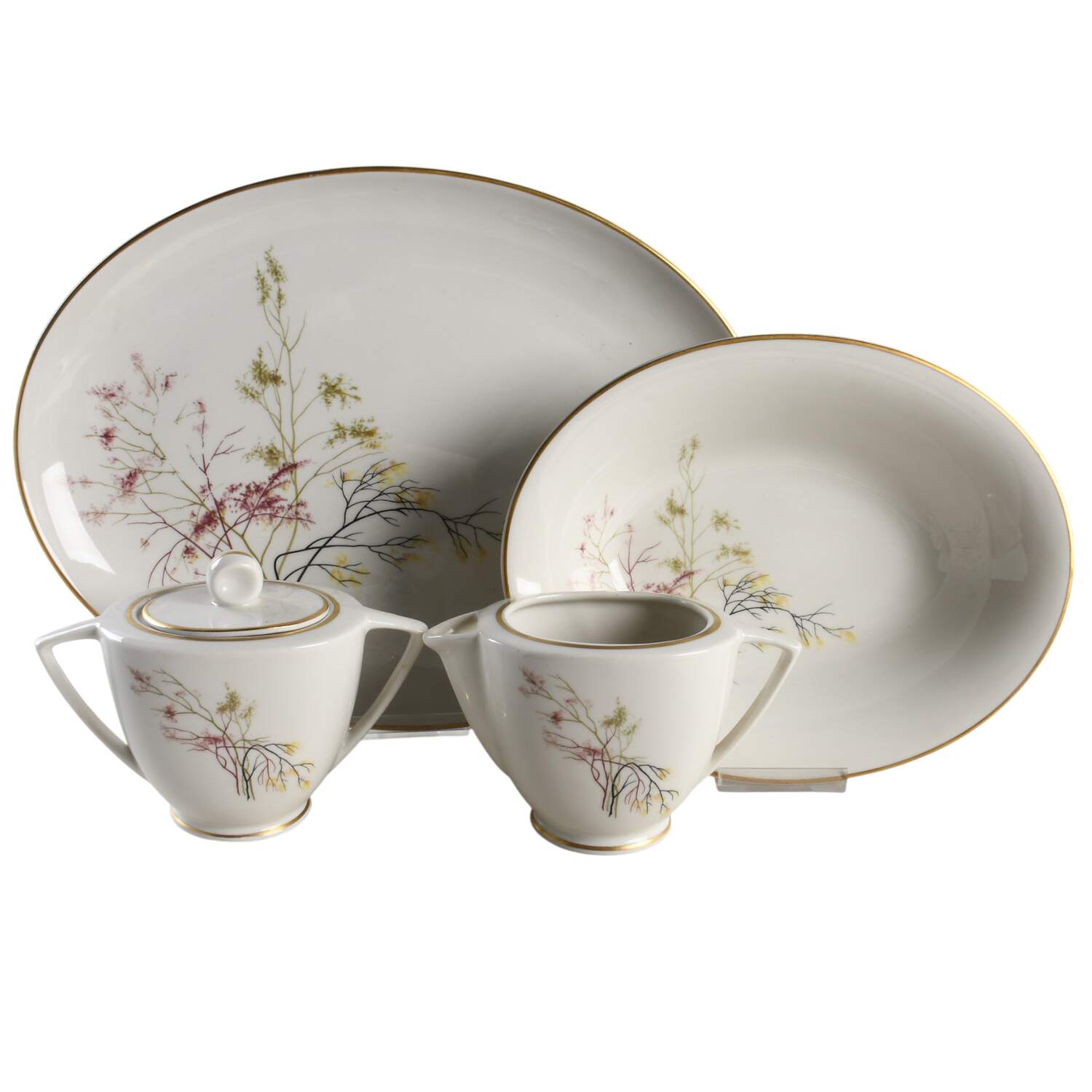 EMB2 (Gold Trim) 5 Piece Hostess Set by Embassy (American)-1