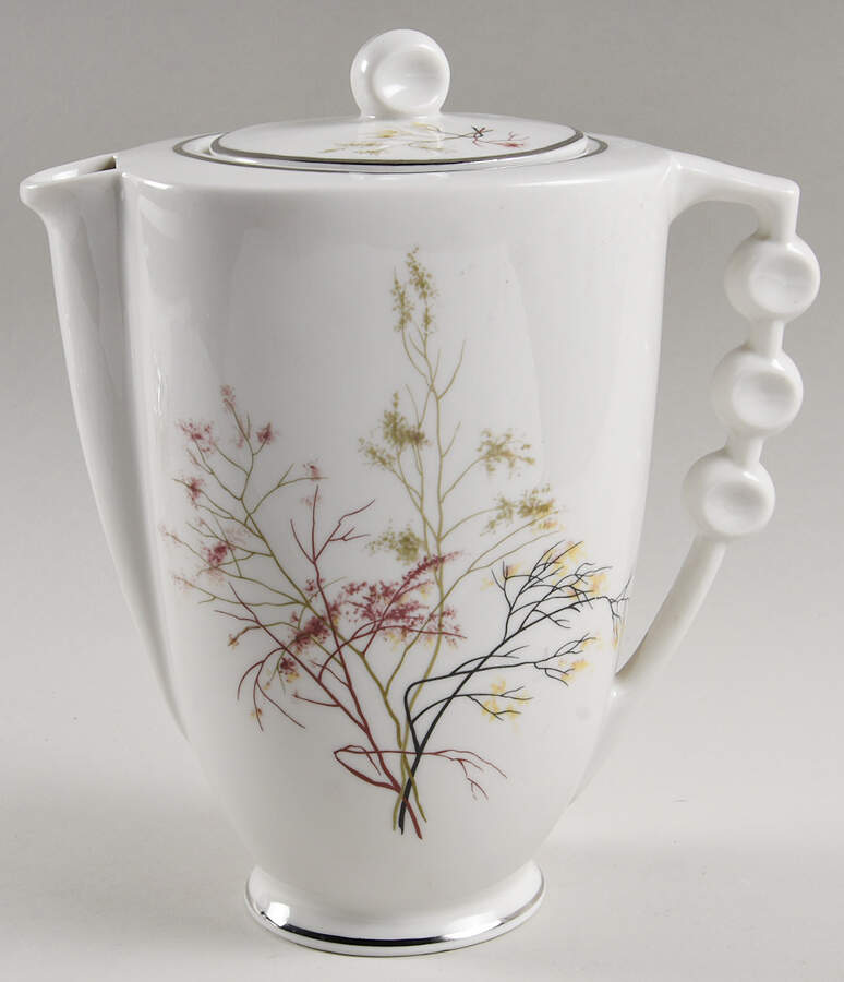 EMB34 (Platinum Trim) Coffee Pot & Lid by Embassy (American)-1