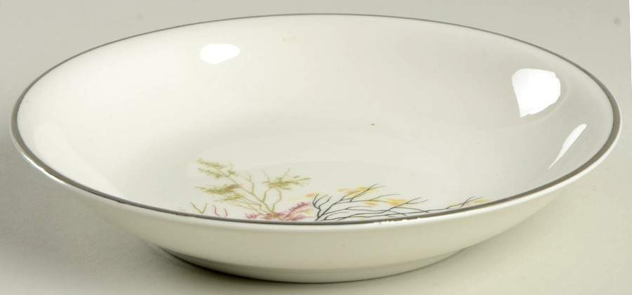 EMB34 (Platinum Trim) Coupe Soup Bowl by Embassy (American)-1