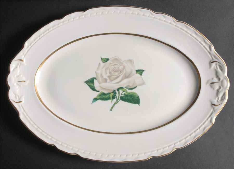 EMB5 15" Oval Serving Platter by Embassy (American)-1